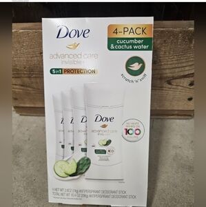 NWT - Dove advanced care invisible+ Antiperspirant Deodorant, 2.6 oz, 4-…